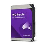 Western Digital 4TB WD Purple Surveillance Internal Hard Drive HDD - SATA 6 Gb/s, 128 MB Cache, 3.5" - WD44PURZ