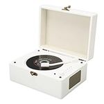 CD Player with AUX USB Headphone Jack CD Record Player for Home Kids Adults (White)