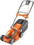 Flymo EasiStore 300R Electric Rotary Lawn Mower - 30 cm Cutting Width, 30 Litre Grass Box, Close Edge Cutting, Rear Roller, Manual Height Adjust, Space Saving Storage Features, Lightweight