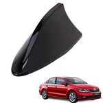 Autokaar Shark Fin Roof Antenna FM/AM Signal Receiver Car Antenna Black for Skoda Rapid