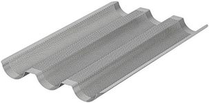 Anolon Advanced Bakeware Three Channel Nonstick Baguette Tray, Graphite