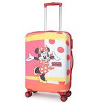 NOVEX Original Disney Minnie Mouse Kids Trolley Bags For Travel|Pink,18 Inch Travel Luggage/Suitcase|Polycarbonate Carry-On 360-Degree Rotating,4 360 Degree Wheels|Cute Bag For Kid Girls&Bays