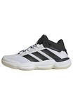adidas Men's Courtstabil Indoor, White/Black/White, 9.5