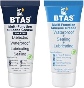 BTAS Electrical Grease for Connectors 1 oz & Silicone Faucet Grease 1 oz