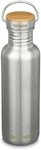 Klean Kanteen Reflect 27oz (w/Bamboo Cap) Brushed Stainless