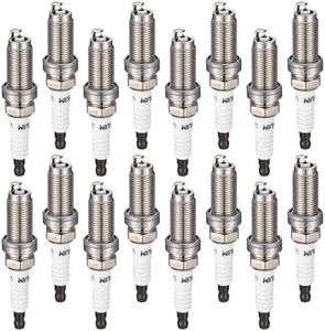 SYKRSS 4024123628 Iridium Spark Plugs 16 Pack - Compatible with 2011-2021 Ram 1500 Big Horn Crew Cab Pickup 4-Door 5.7L V8 GAS OHV Naturally Aspirated - Compatible with Ram 1500 5.7L V8 2011-2021