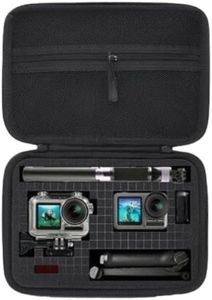 Large Carry Case for GoPro Hero 13 / Hero 12 / Hero 11 / Hero 10 / Hero 9 Black/Hero (2024)