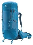 DEUTER Unisex Blue Aircontact Core 60+10L Rucksack with High-Capacity and Superior Ventilation for Multi-Day Hiking | Trekking | Mountaineering