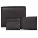 Eono Real Leather Men Slim Wallet RFID Blocking Smart Travel Wallet