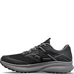 Saucony Men's Ride 15 TR Gore-Tex Trail Running Shoe, Black/Charocal, 9 M US