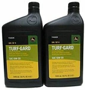 New Turf-Gard SAE 10W-30 Oil Two Quarts - TY22029 Compatible with John Deere + Fast delivery -