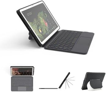 EIP Magnetix Keyboard Case for Google Pixel Tablet 11 inch (2023), Adjustable Viewing Angle, Detachable, Easy Carry, Protective Cover Compatible with Speaker Dock, 7 Backlight Color