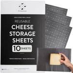 Formaticum Reusable Cheese Storage Sheets | Size 9" x 14" | Professional-Grade Cheese Strorage | Store Cheese, Sandwiches, and Charcuterie | Kitchen Organization | Manufactured in Germany | 10 Sheets