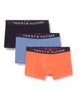 Tommy Hilfiger Men's 3P Trunk Crushed Coral/Des Sky/Iron Blue M