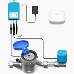 YoLink FlowSmart Control, Water Usage Monitor & Leak Detector: Advanced Smart Home Water Meter & Motorized Shutoff Valve , 0.75 Inch, Hub Included