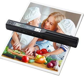 Hczrc Portable Scanner, Photo Scanner for A4 Documents, Handheld Scanner for Business, Photo, Picture, Receipts, Books, JPG/PDF Format Selection, UP to 900 DPI, with 16G SD Car