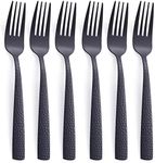 Matte Black Dinner Fork Set of 6, F