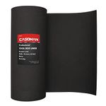 CASOMAN Professional Tool Box Liner, Drawer Liner, Shelf Liner, 18 inch(Wide) x 24 feet (Long), Non-Slip, Black, 3mm Thickness (1/8" Thickness)