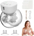 Hands Free Breast Pump - Breast Pump, Wearable Breast Pump with Smart Display, Electric Breast Pump of 3 Modes & 9 Levels, Low Noise Wireless Breast Pump with 19/21/24mm Flanges