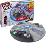 TECH DECK, Shredline 360 Motorized Skate Park, X-Connect Creator, Customizable and Buildable Turntable Ramp Set with Exclusive Fingerboard, Kids Toy for Boys and Girls Ages 6 and up