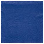 Amscan 9915402-209 - Navy Blue Eco-Friendly Compostable Luncheon Napkins - 20 Pack