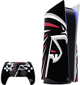 Skinit Decal Gaming Skin Compatible with PS5 Console and Controller - Officially Licensed NFL Atlanta Falcons Large Logo Design