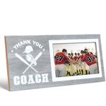 Sumind sports theme Picture Frame Coach Gift Graduation Coach Frame Gifts for Coaches Thank You Coach Gift 4" x 6" Photo(Baseball)