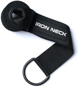 Iron Neck Door Anchor for Resistance Bands - Portable Exercise Band Accessories Home or Gym Workouts - Padded Door Anchor, Resistance Band Workouts for Men and Women - Lock Door
