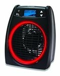 Dimplex DXGLO2 Glofan 2 KW Upright Electric Fan Heater, Black, 27.8 cm*15.8 cm*23.0 cm