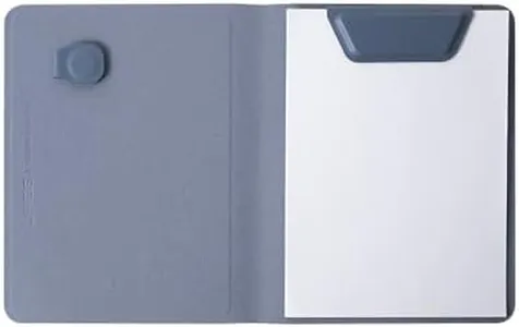 LHiDS A6 Magnetic Padfolio Organizer with Pen Holder & Notepad – Compact Magnetic Notebook Folder for Quick Notes, Work, Study – Midnight Blue