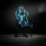 CELLBELL Transformer Lite Gaming Chair – Ergonomic High Back Racing Style Gamer Chair, 1D Adjustable Armrest, Tilt Mechanism, Leather Reclining Office Chair (Blue) – 3-Year Brand Warranty