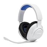 JBL Quantum 360P Wireless Bluetooth Gaming Headset with Microphone for Playstation, Compatible with Other Consoles, 22 Hours Battery Life, White