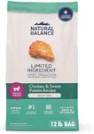 Natural Balance Limited Ingredient Small Breed Adult Grain-Free Dry Dog Food, Chicken & Sweet Potato Recipe, 12 Pound (Pack of 1)