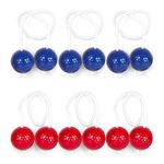 Ladder Toss® | Set of 6 Official Bolas | 3 Blue, 3 Red | Skill Games for Children & Adults | Throwing Games | Outdoor Toy Outdoor Game | Golf Balls | OriginalCorner®