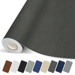 Lifenion Canvas Repair Patch, 17X79 Inch Strong Sticky Fabric Repair Tape, Self-Adhesive Fabric Patch for Sofas, Tote Bags, Clothing, Car Seats, Furniture(Dark Grey, 17X79 Inch)