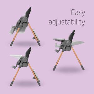Maxi-Cosi Minla Highchair – Adjustable, Essential Graphite