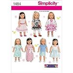 Simplicity 1484 Doll Clothes Sewing
