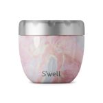 S'well Eats Stainless Steel Food Bowls, 21.5oz, Geode Rose, Triple-Layered Vacuum-Insulated Containers Keeps Food Cold for 11 Hours and Hot for 7 hours, Condensation Free, BPA Free