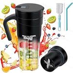 Portable Blender for Shakes and Smoothies,16 Oz Personal Blender with 6 Ultra Sharp Blades, Multifunctional & BPA Free Handheld Mini Blender Cup, for Office/Home/Sports/Home Sports Outdoors Travel/Gym