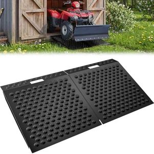 Shed Ramp for Riding Mower - 29" x 48" Heavy-Duty Shed Ramps Kit, 1500LBs Anti-Slip Metal Loading Ramps for Shed for UTV, Motorcycles, Lawnmower, Garages & Barns, 2PC, Black
