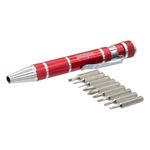 Rolson 28226 9-in-1 Precision Screwdriver-Multiple Colours