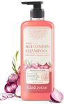 PUREUS Khadi Herbals Shreekesha Red Onion Shampoo For Stronger Healthy Hair,Hair Fall Control,Hair Growth&Boost Scalp Health| For Women&Men(450 Ml),500 Grams