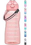 Meitagie Water Bottle, 1 Litre Sports Bottle, Leak-Proof BPA-Free Tritan Water Bottle with Fruit Filter