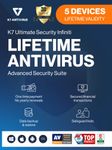 K7 Ultimate Security Infiniti Antivirus 2024| Lifetime Validity, 5 Devices|Threat Protection,Internet Security,Data Backup,Mobile Protection| Windows laptop,PC, Mac®,Phones,Tablets,iOS| 2 hrs Email Delivery