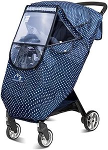 Stroller Rain Cover,Stroller Cover for Winter,Universal Stroller Accessory,Waterproof,Windproof,Breathable,Protect from Rain Wind Snow,Cold,Baby Travel Weather Shield