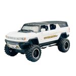 Mr. Variya 1:24 Scale Die-Cast H.u.m.m.e.r EV with 6 Openable Doors,Lights,Music & Pull Back Action (1:24 Die-Cast H.u.m.m.e.r EV White)