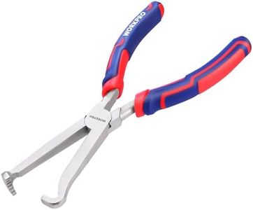 WORKPRO Electrical Disconnect Pliers, 8-inch Automotive Electrical Connector Pliers with Ergonomic Handle, Fixion Tools Pliers, Automotive Plug Removal Tool for Car Fuel Pump, Spark Plug