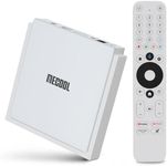 Android TV Box 11.0, MECOOL KM2 Plus Deluxe Smart TV Box 4GB 32GB Certification Netflix, Google Assistant Dolby Atmos Vision, Compatible with AV1 HDR 4K 2.4G 5.0G WiFi6 BT5.0 Amlogic S905X4