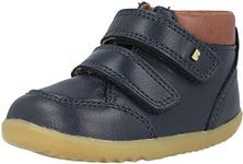 Bobux Step Up Timber Boot_First Steps - A Split Leather Boot, Leather Lining, Flexible and Resistant Outsole (Navy, UK Footwear Size System, Infant, Numeric, Medium, 4.5)
