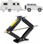 Cobra-Tek Scissor Jacks for RV Camper Trailer Stabilizer Leveling Trailer Jack Heavy Duty 5000 lbs Trailer Jack 30 inch Height (CBK-1024-PBK, 5000 LBS, Alloy Steel, 1, 24-inch, CBK-1024-PBK_FBM)